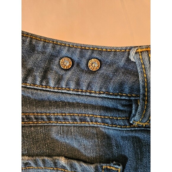 Womens CAbi Jeans Sz 8 Slim Leg Boyfriend Distressed Denim 3045 - Picture 12 of 13